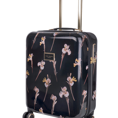 WILD IRIS: 4 Wheel Carry On Trolley Case Black