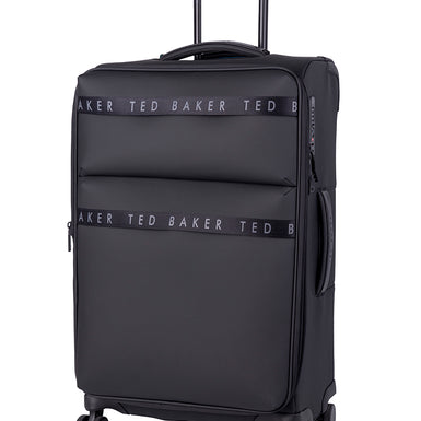 QUANTUM: Medium 4 Wheel Trolley Case Black