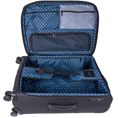 QUANTUM: Medium 4 Wheel Trolley Case Black