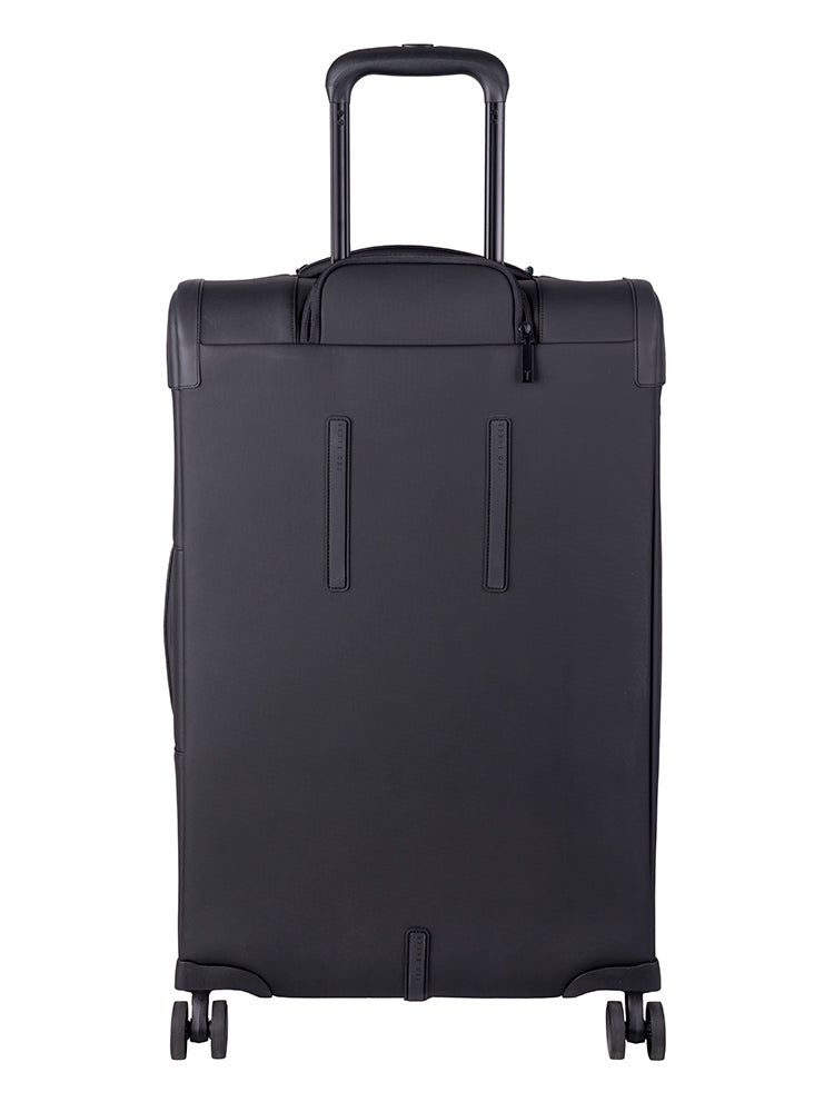 QUANTUM: Medium 4 Wheel Trolley Case Black