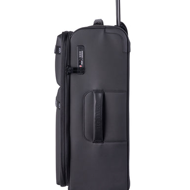 QUANTUM: Medium 4 Wheel Trolley Case Black