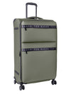 Quantum: Large 4 Wheel Trolley Case Green