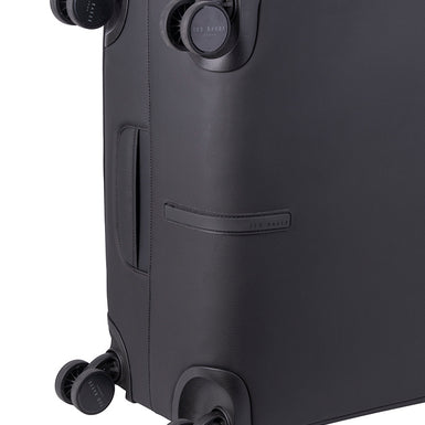 QUANTUM: Large 4 Wheel Trolley Case Black