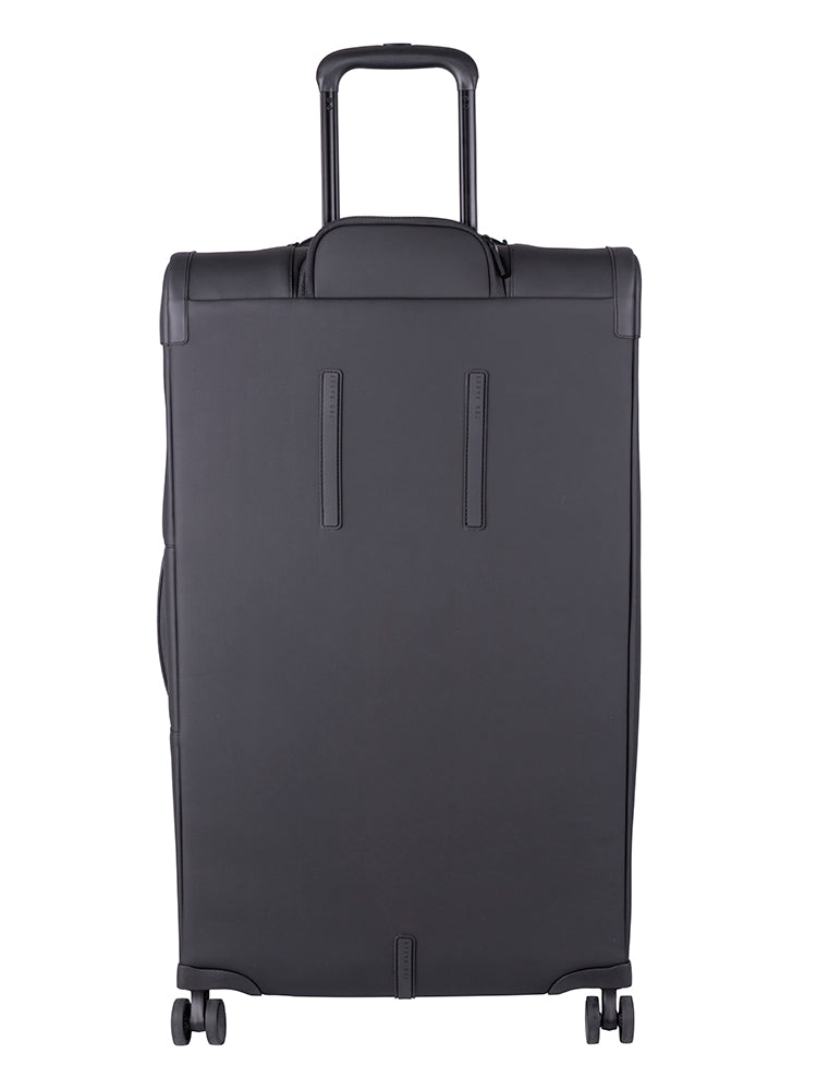 QUANTUM: Large 4 Wheel Trolley Case Black