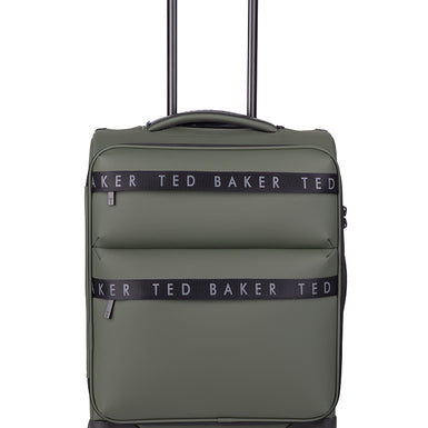 QUANTUM: 4 Wheel Carry On Trolley Case Green