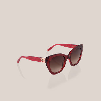 AMIRA: Cateye Crystal Sunglasses