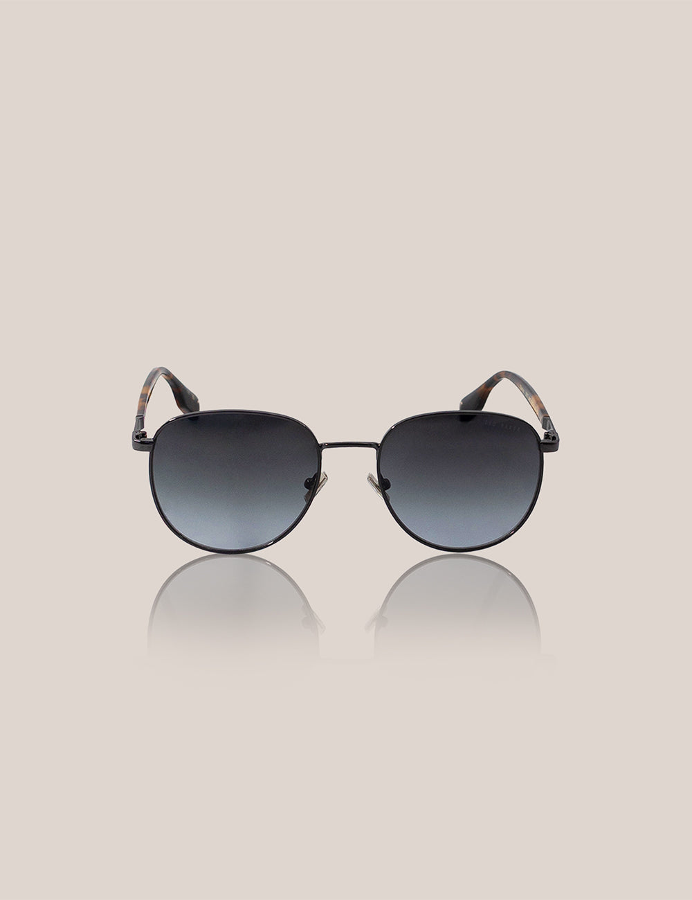 Men’s STANLEY-Round Metal Sunglasses