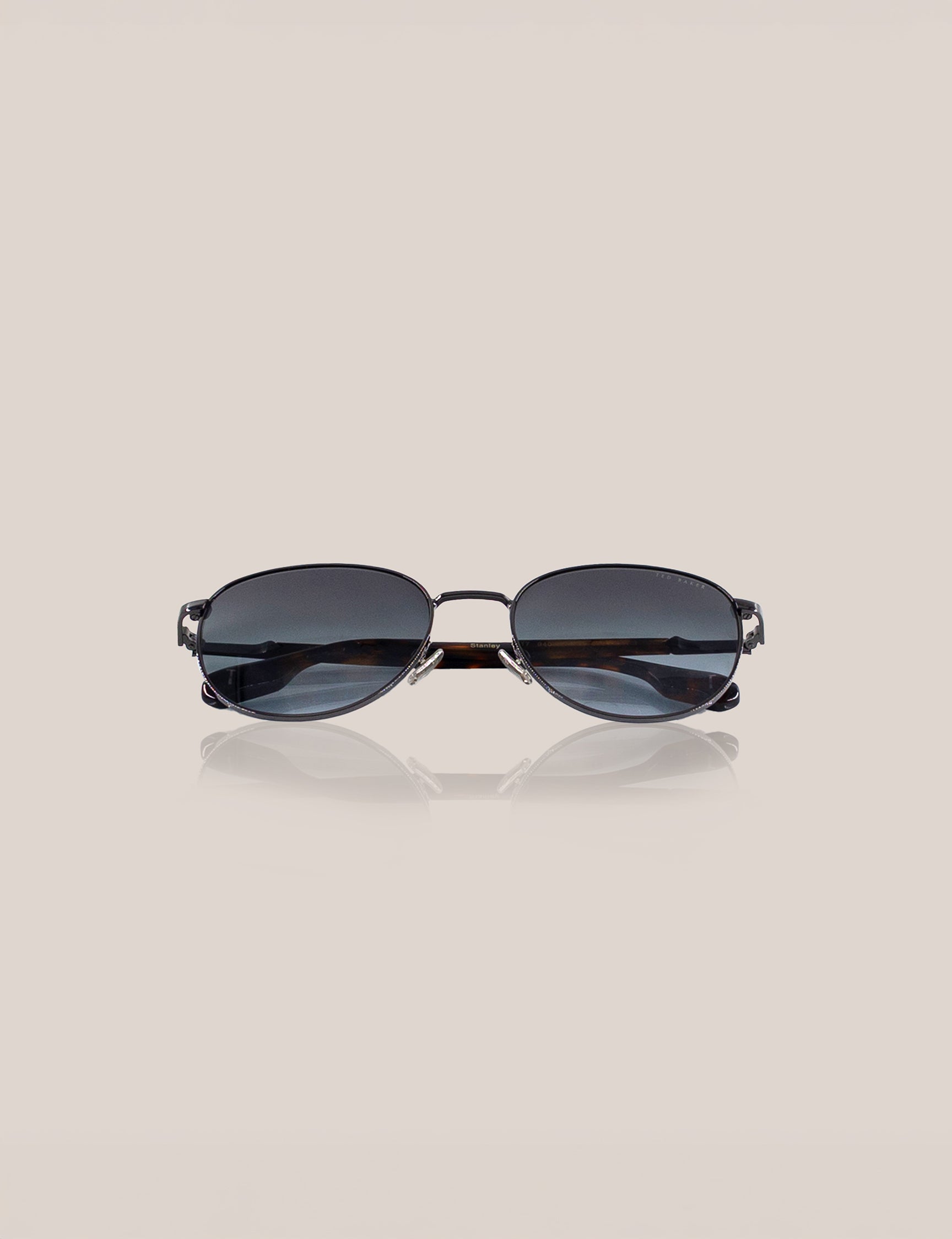 Men’s STANLEY-Round Metal Sunglasses