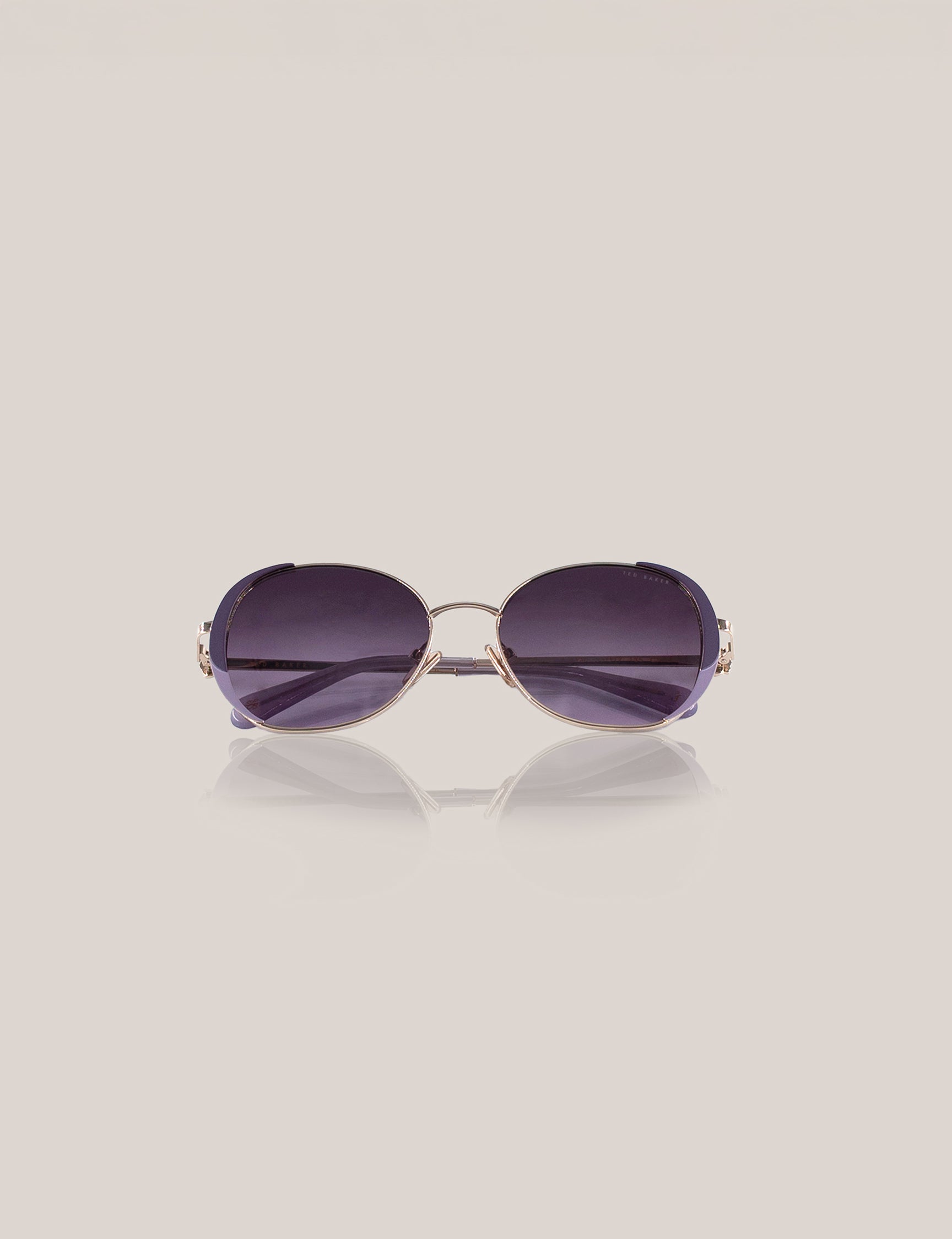 Women’s ZARAH-Round Metal Sunglasses
