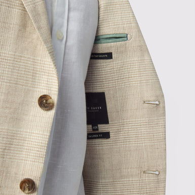 PAVIA: Large Check Suit Jacket