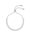 Women's Melrah Silver Crystal Adjustable Tennis Bracelet