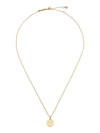 Women's Monella Ivory Monogram Button Pendant Necklace