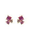 Women's Joyaa Multicol Jewel Cluster Stud Earrings