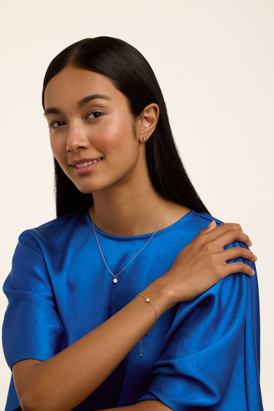 Women's Minnella Silver Mini Sparkle Dot Gift Set