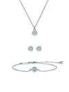 Women's Minnella Silver Mini Sparkle Dot Gift Set