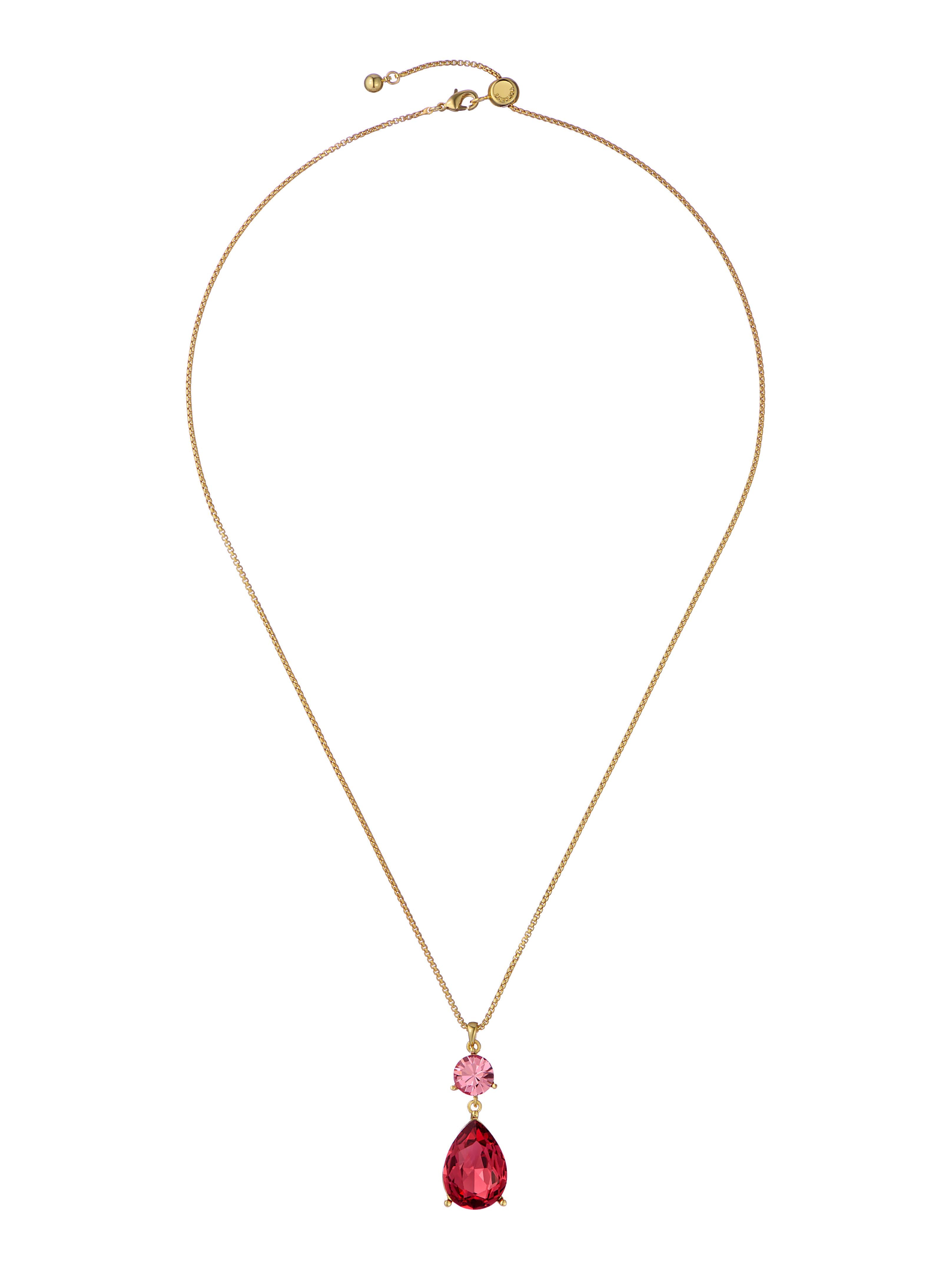 Women's TEARSA: Crystal Teardrop Pendant Necklace