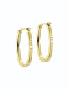 Women's SHIVANNA: Crystal Shimmer Hoop Earrings
