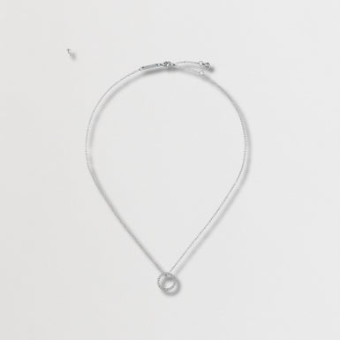 HERI: Crystal Hoop Pendant Necklace
