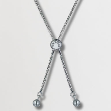 HELA: Crystal Hoop Adjustable Bracelet
