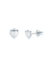 Women's Harly Silver Tiny Heart Stud Earrings