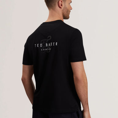 Men's TEBARS-SS Branded Script T Shirt