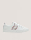 BAILY: Webbing Cupsole Trainer White-Purple
