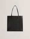 SOOCON: Crosshatch Large Icon Bag Black