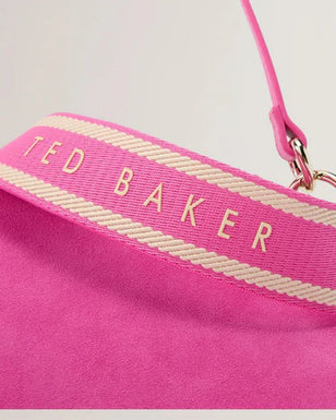 Women's Dacelos-Branded Webbing Camera Bag Brt-Pink
