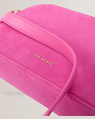 Women's Dacelos-Branded Webbing Camera Bag Brt-Pink