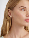 ROLO: Classic Colour Enamel Roll Huggie Earrings