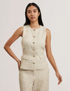 Women's VULPAW-Tailored Boucle Fitted Waistcoat