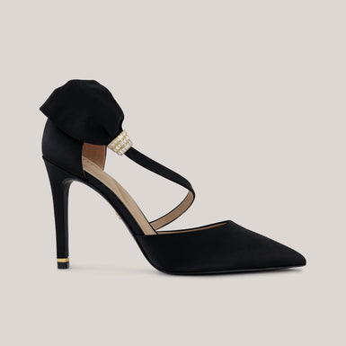 Women's BELHA-Strap Pointed Heeled Sandal Black