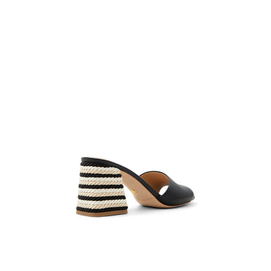 Women's Chlooe-Mid Block Heel Sandal Black