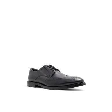 Men's Hacknie-Wing Tip Dress Shoe Black