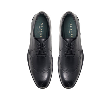 Men's Hacknie-Wing Tip Dress Shoe Black