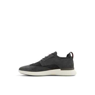 Men's Haltton-Hybrid Wingtip With A Knit Sock Charcoal