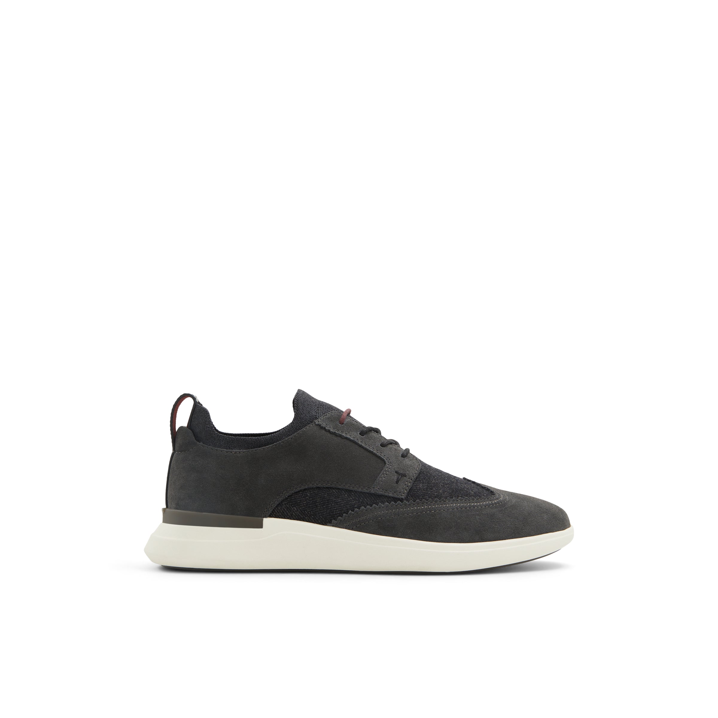 Men's Haltton-Hybrid Wingtip With A Knit Sock Charcoal
