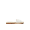 Women's Portiya-Flat Espadrille Sandal With Logo White