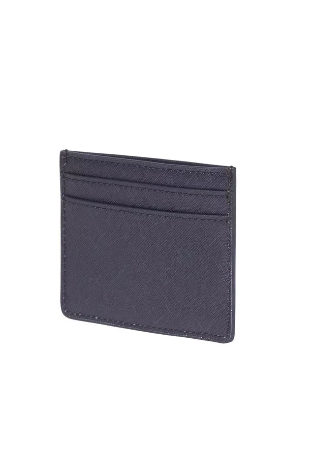 Women's ALUMI-Saffiano Card Holder Navy