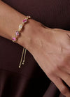JULIET: Jewel Chain Crystal Drawstring Bracelet