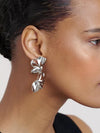 LEIGHANNA: Abstract Leaf Drop Earrings
