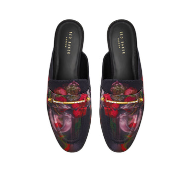 Women's Zolaaa-Flat Mule Loafer With Signature Bar Multicol